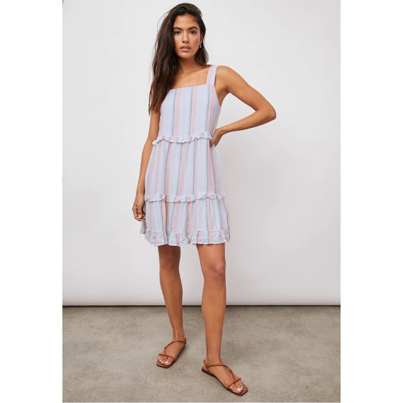 Rails NWT Sandy Dress in Biarritz Multi Stripe | Size XS | Linen Blend - Picture 5 of 15